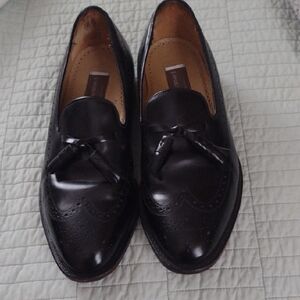Johnston & Murphy Black Leather Loafers